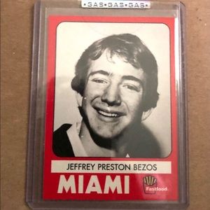 Jeff Bezos Rookie Card G.A.S. #7 NTWRK GAS